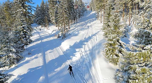 Wintersport am Ochsenkopf (Fichtelgebirge)